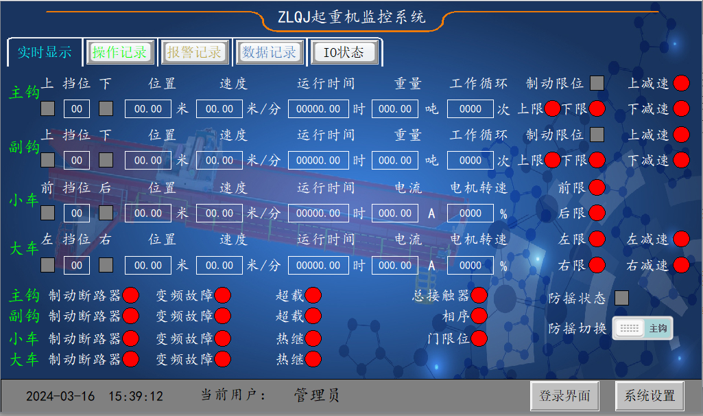橋、門式起重機安全監(jiān)控系統(tǒng) 